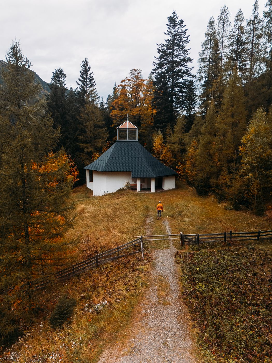 Flachau Chapel (Drone), Austria