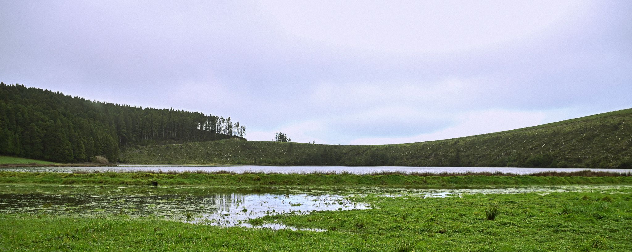 Green area surrounding 'Lagoa de São Brás', Portugal