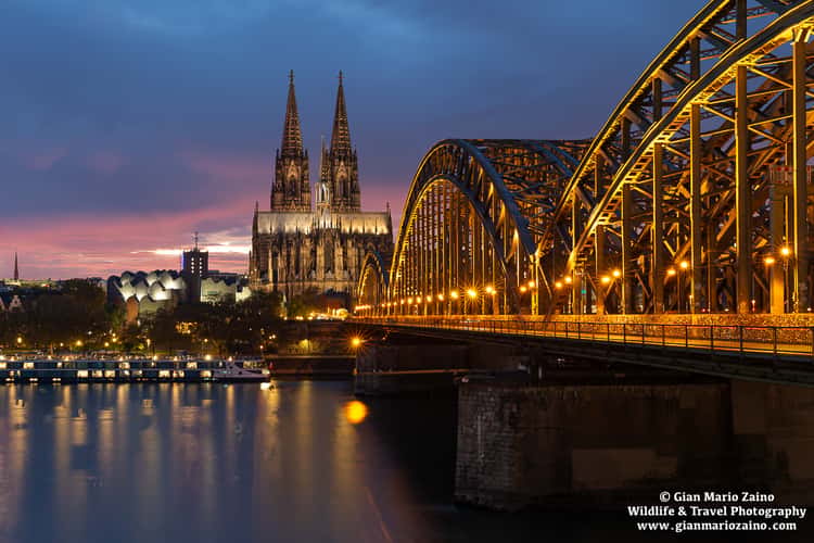 Hohenzollern Bridge with Cologne Cathedral, Cologne