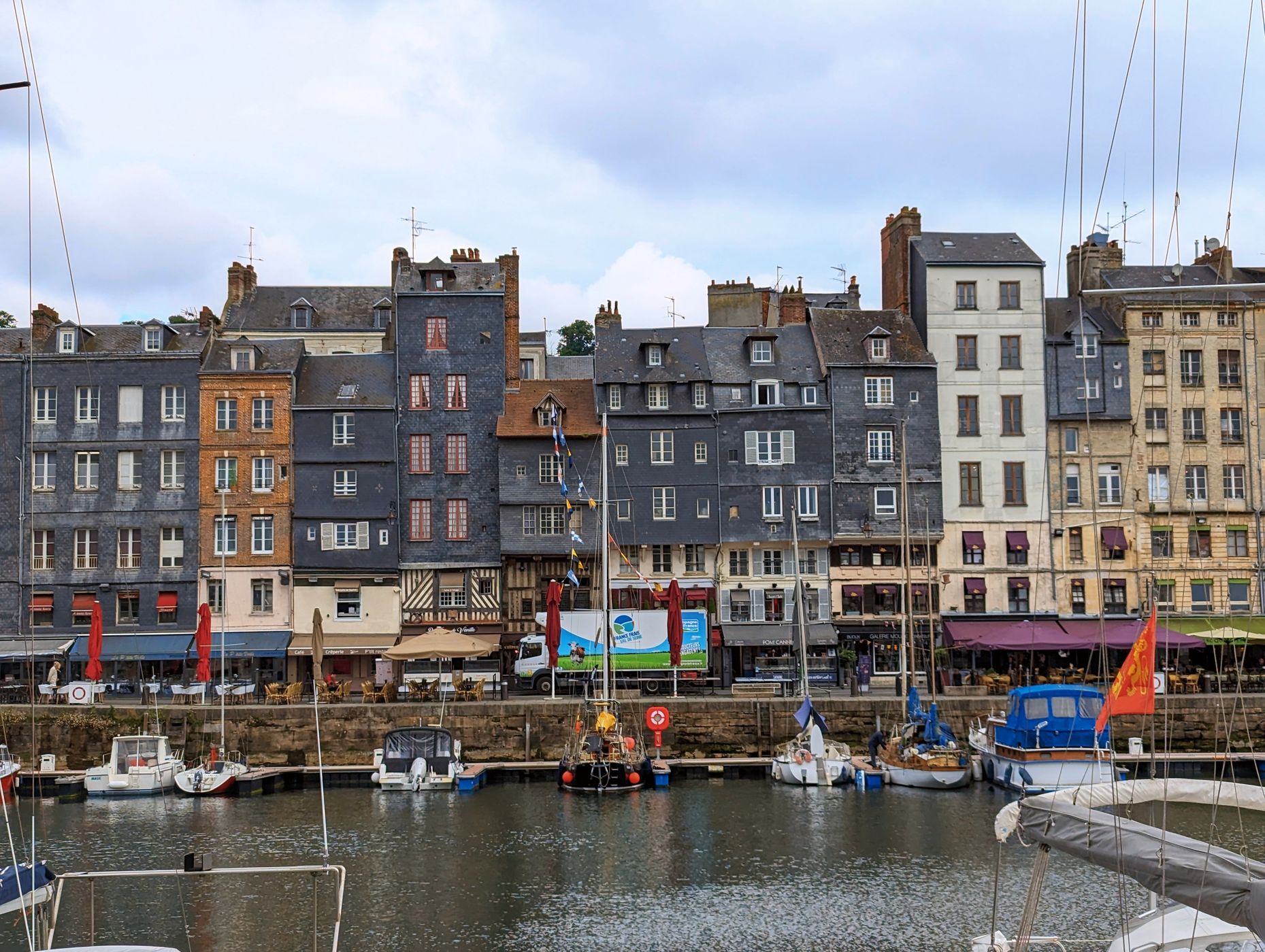 Honfleur's postalcard picture, France