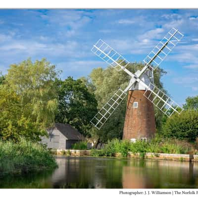 Hunsett Mill, Norfolk Broads., United Kingdom