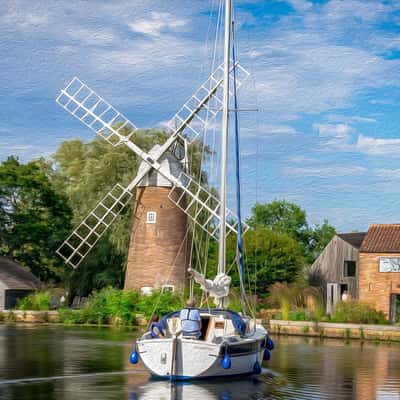 Hunsett Mill, Stalham, Norfolk., United Kingdom
