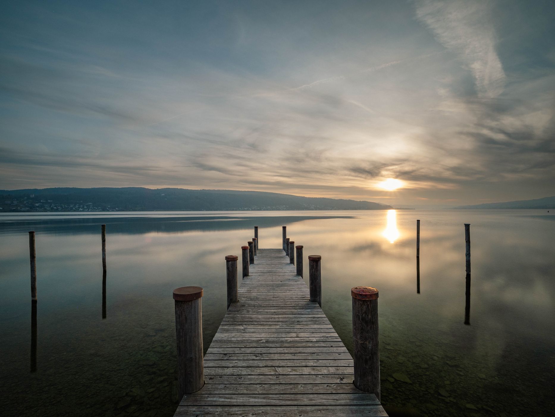 Jetty at Strandhotel Löchnerhaus, Germany