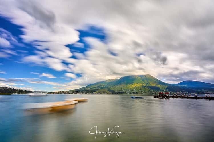 'Lago San Pablo' taken from  'Puerto Lago'