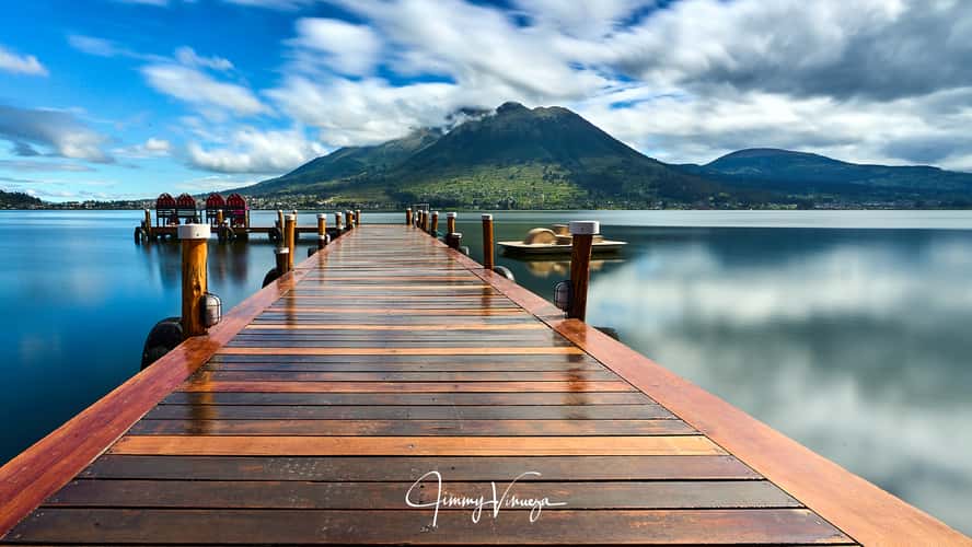 'Lago San Pablo' taken from  'Puerto Lago'
