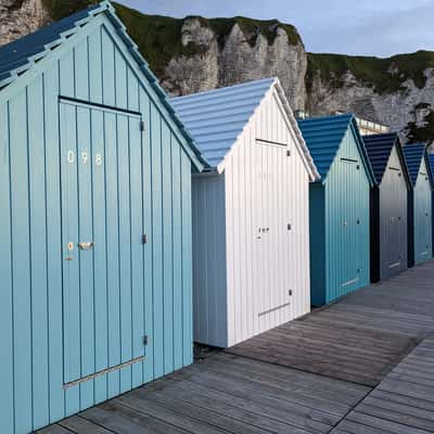 Little beach houses, France