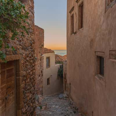 Monemvasia Old Town, Peloponnese, Greece, Greece