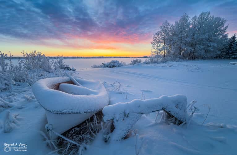 Morning mood at lake Tuupaselkä