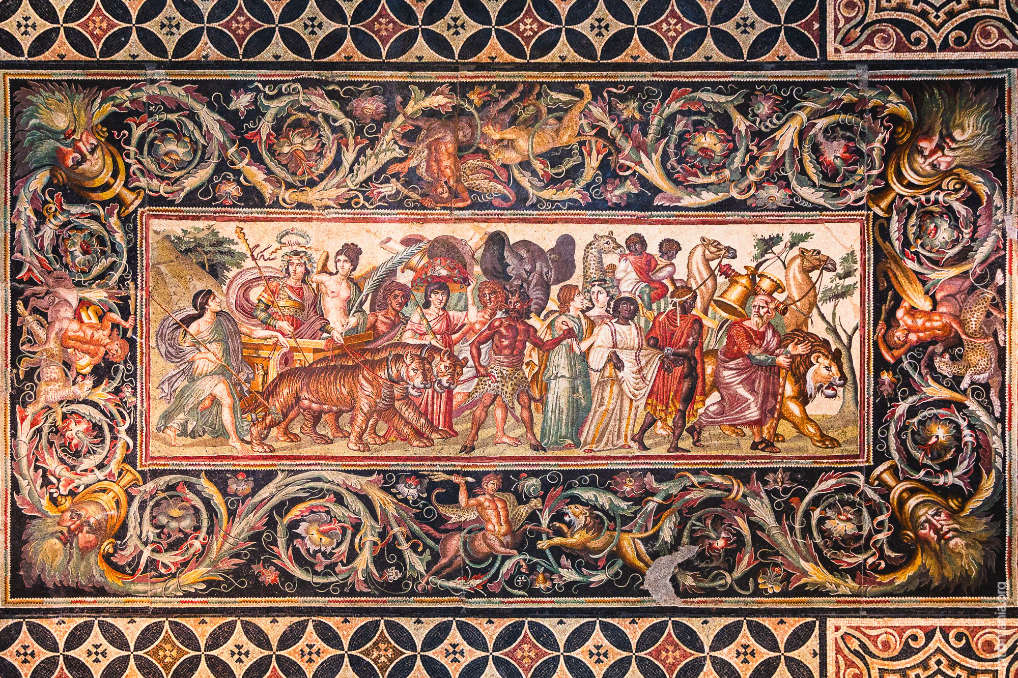 Mosaic in archaeological museum of Setif, Algeria