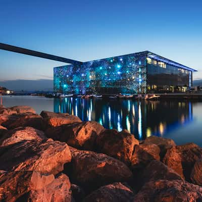 Exterior View of Museum of European Civilizations, Marseille, France