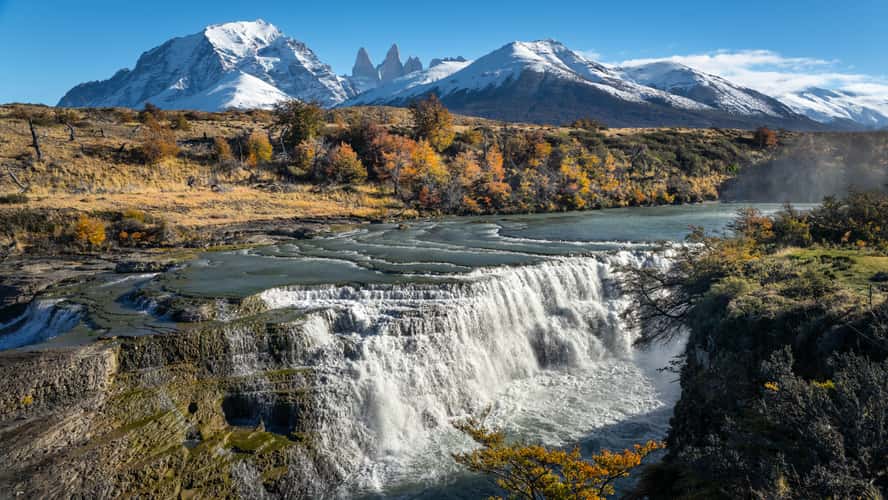 Paine river waterfall