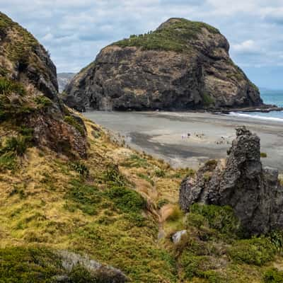 Paratutae Island, Whatipu Beach, Whatipu, North Island, New Zealand