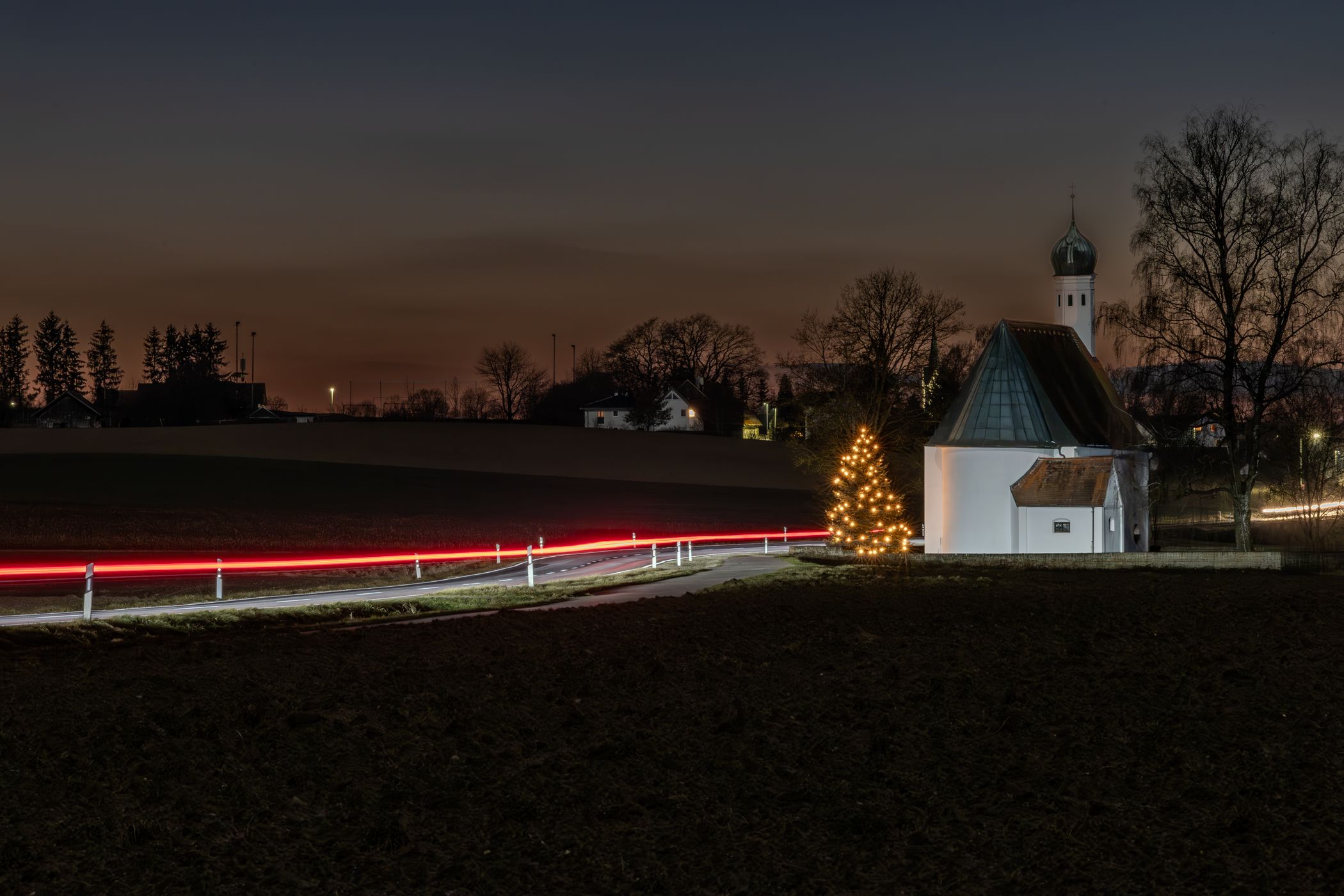 Pilgrimage Church at night, Germany