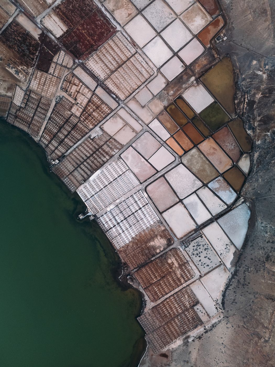 Salines des Janubio (Drone), Spain