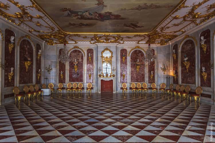 Schloss Sanssouci interiros