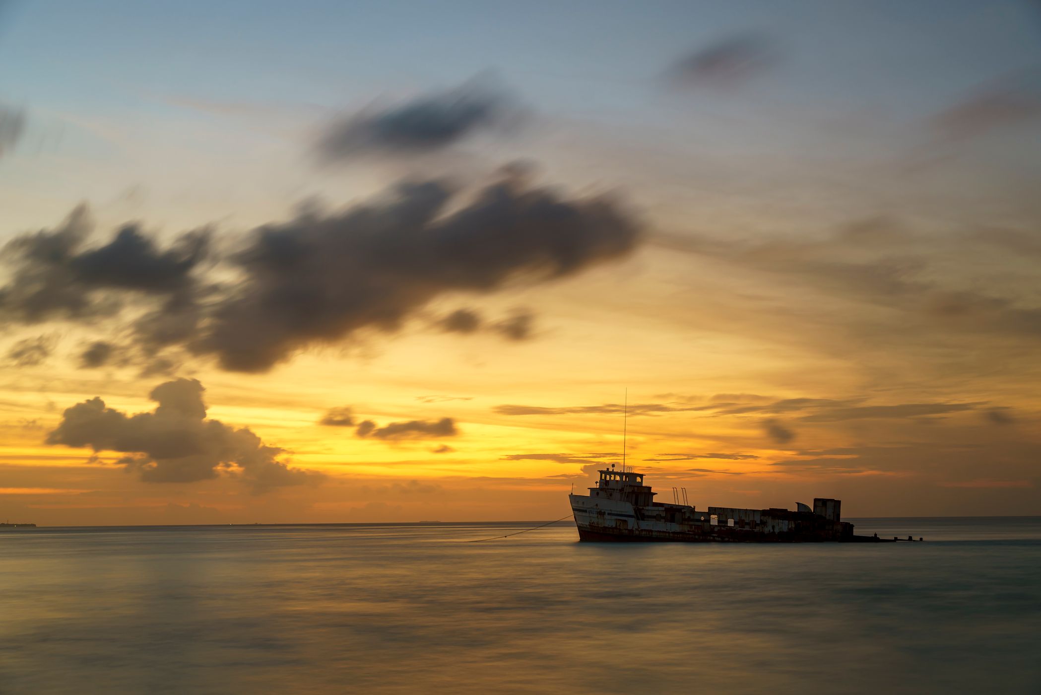 Shipwreck at Maldives, Maldives