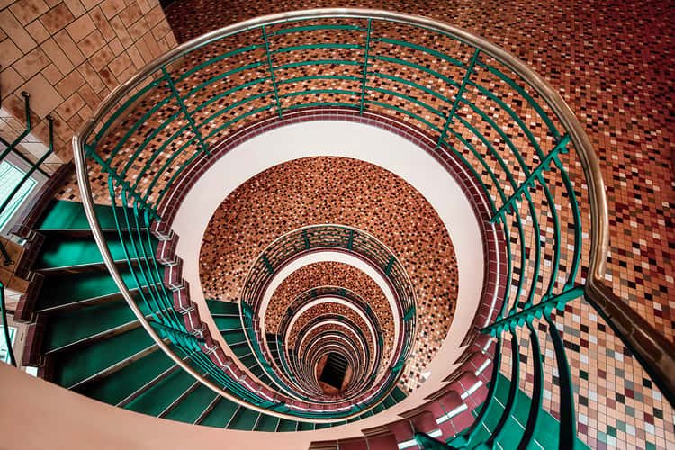 Stairs in Hamburg