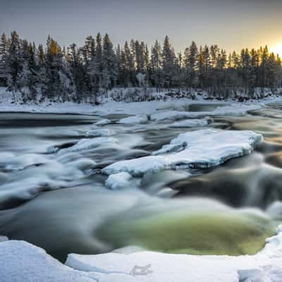 Storforsen pite river, Norrbotten, Sweden