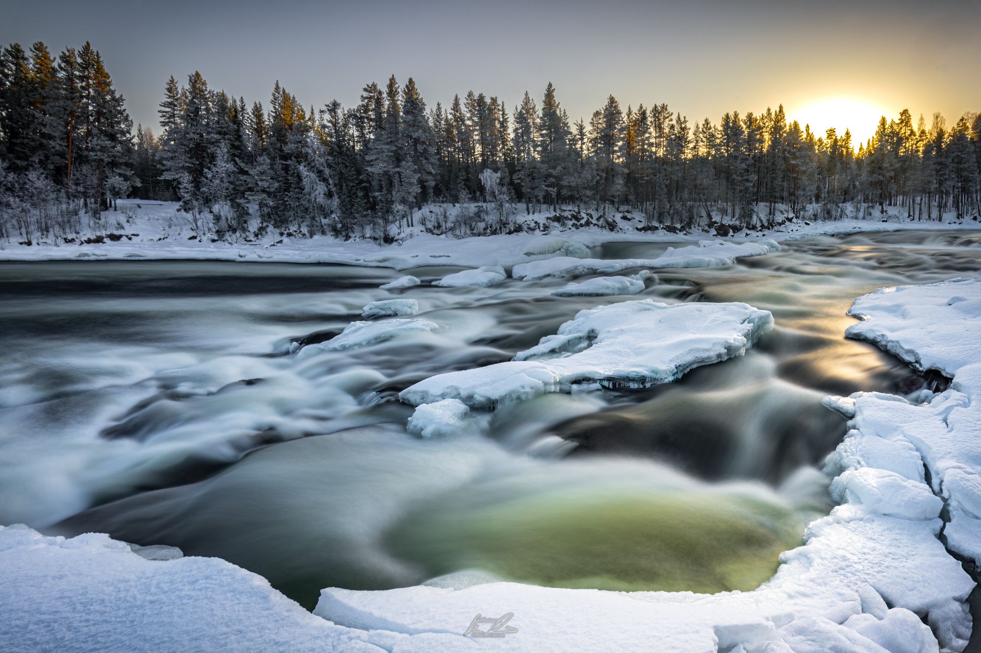 Storforsen pite river, Norrbotten, Sweden