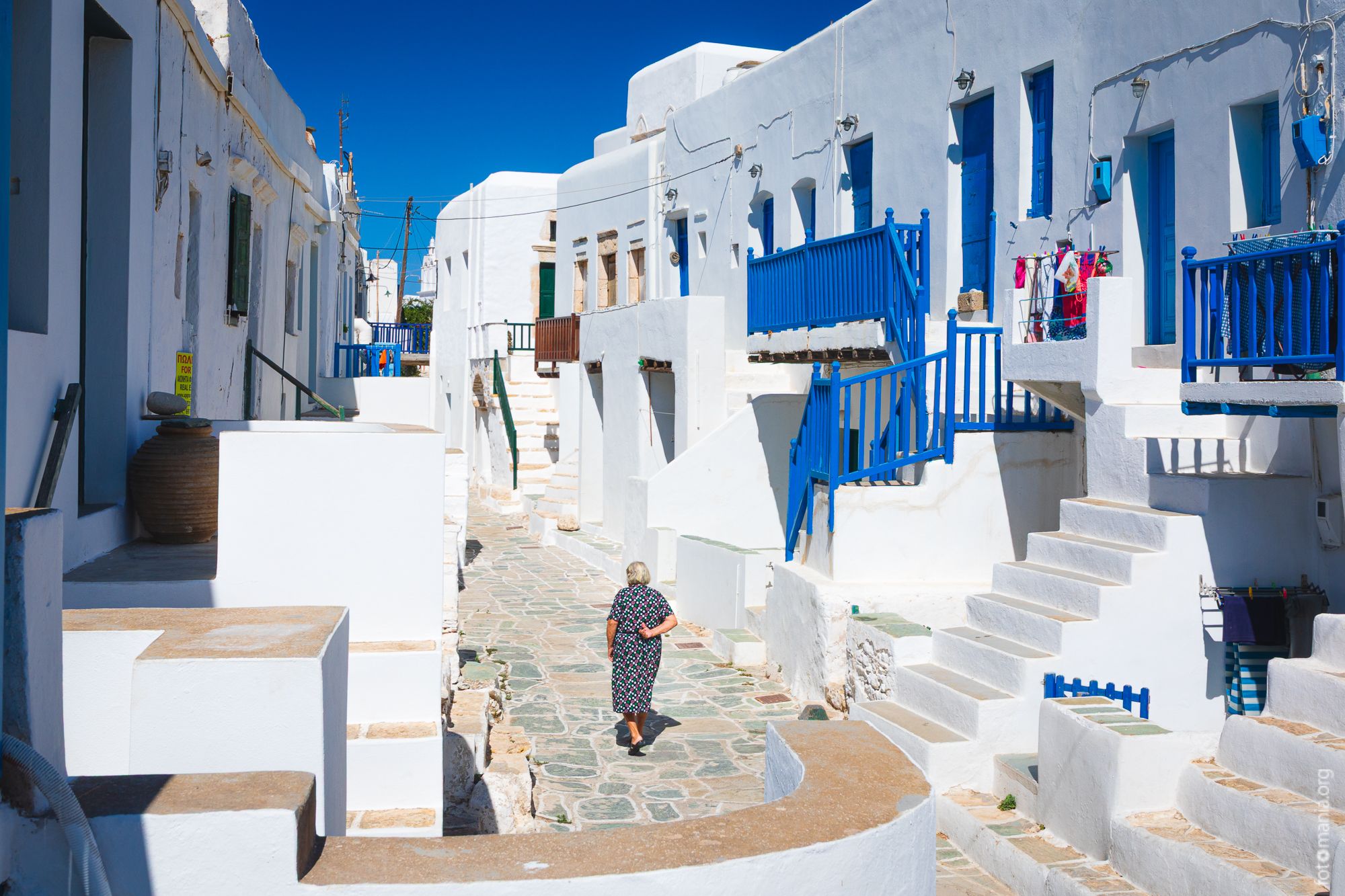 Streets of Chora, Greece