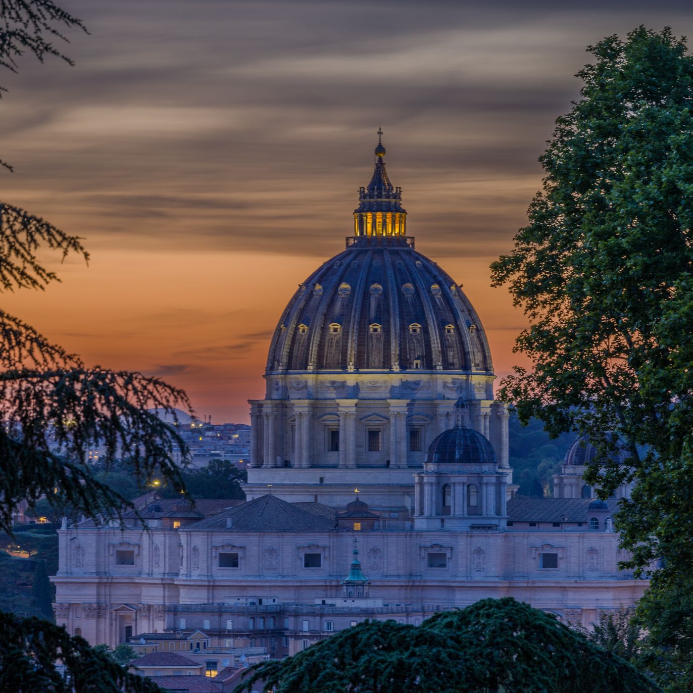 Terrazzo del Giacolo - view on St Peter's Church, Italy