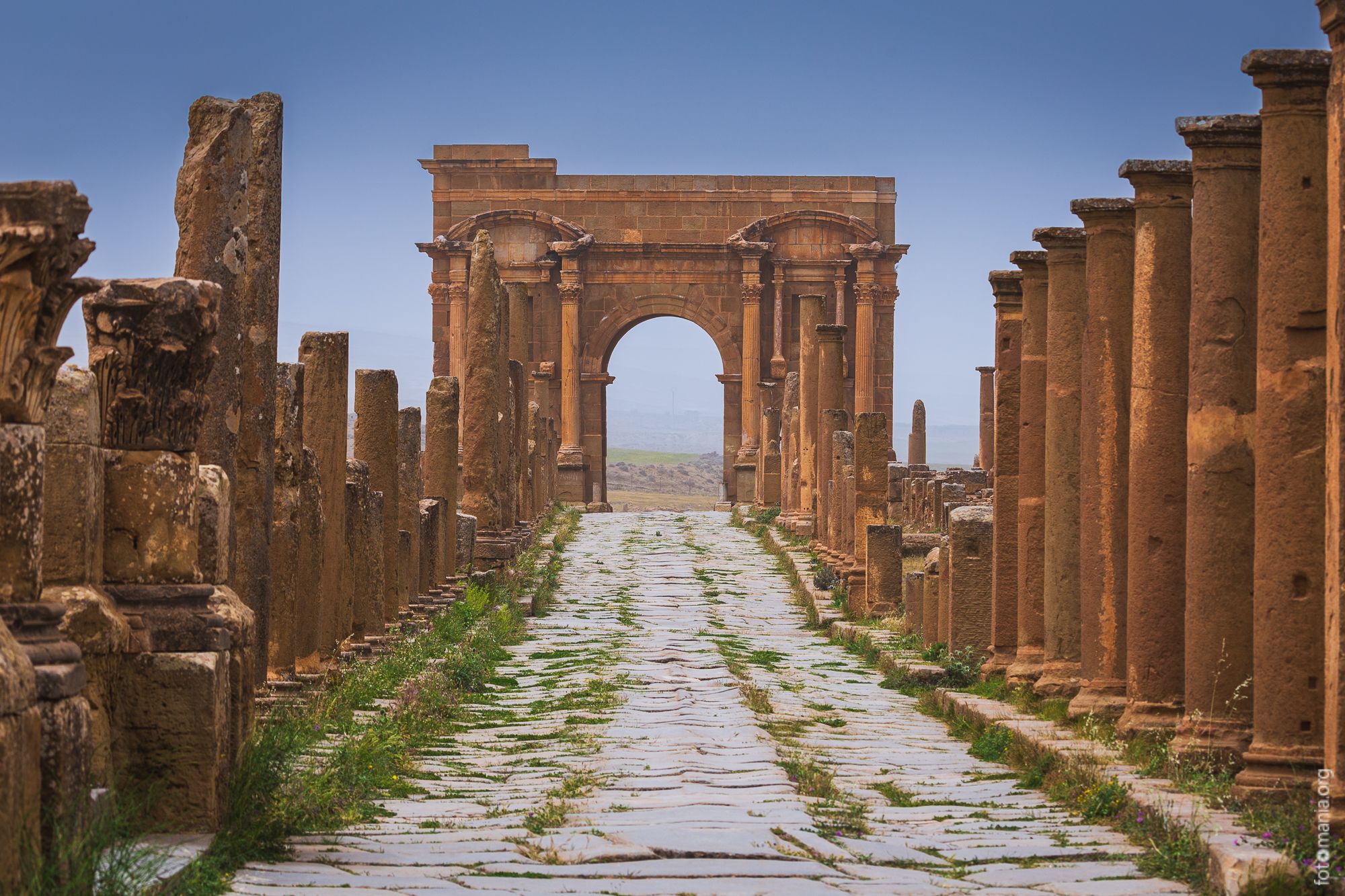 Trajan's Arch in Timgad, Algeria