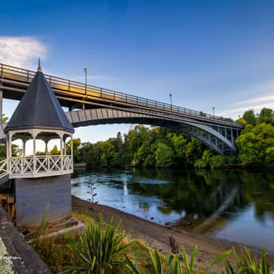 Victoria Bridge, Hamilton, Waikato, North Island, New Zealand