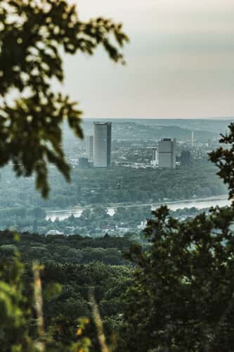 View from the Stenzelberg towards Bonn