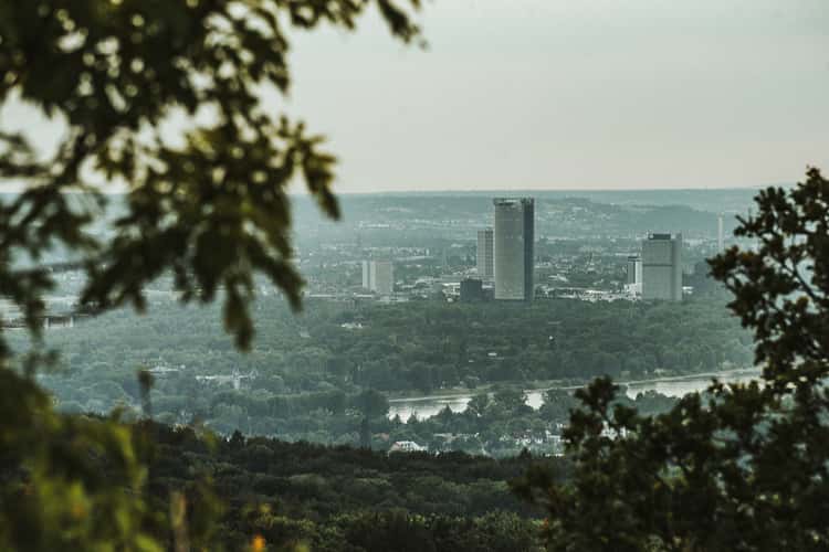 View from the Stenzelberg towards Bonn