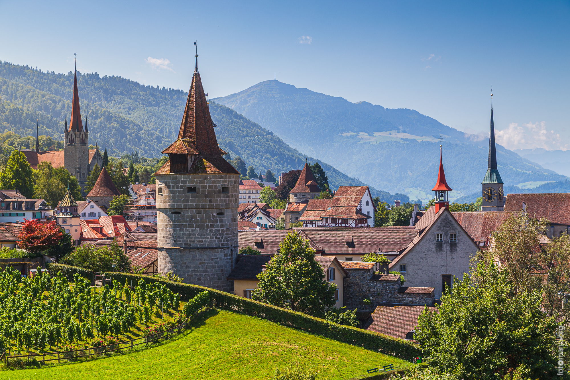 View over Zug, Switzerland
