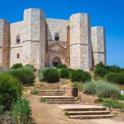 View to Castel del Monte, Italy