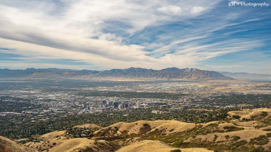 Views from Twin Peaks, SLC Tomahawk Natural Area