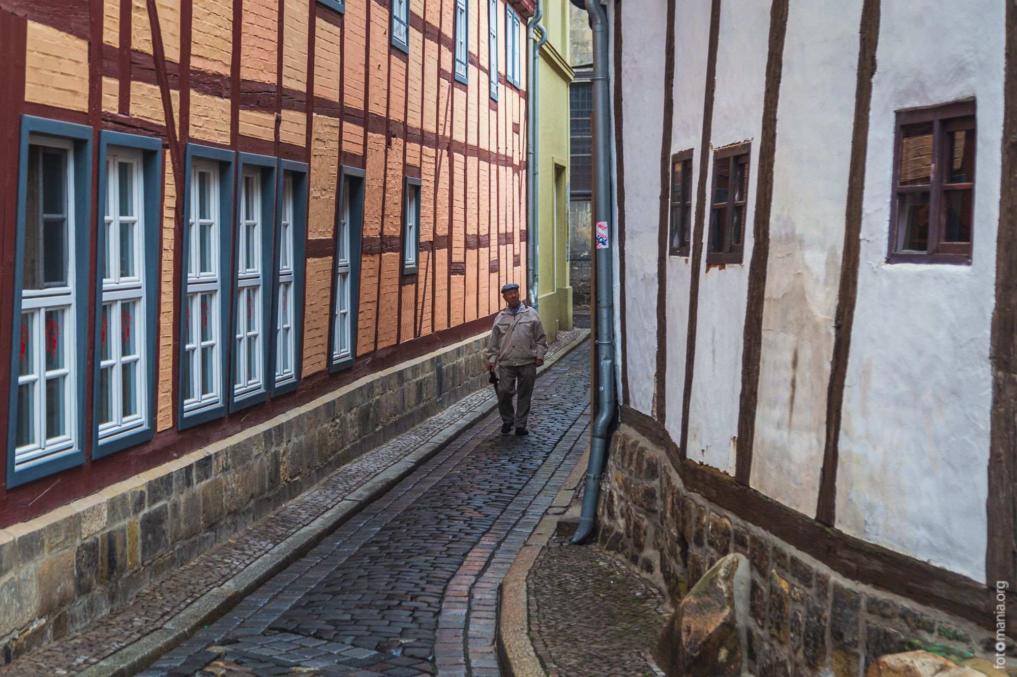 Wordgasse street in Quedlingburg, Germany