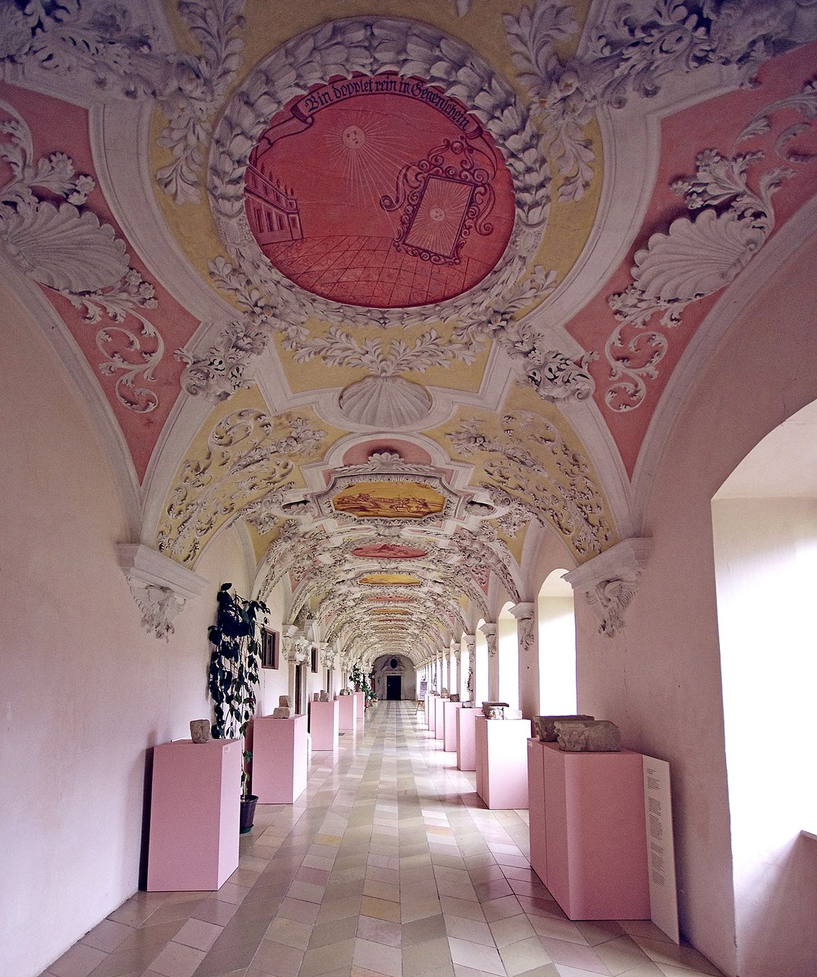 Abbey Wessobrunn interior, Germany