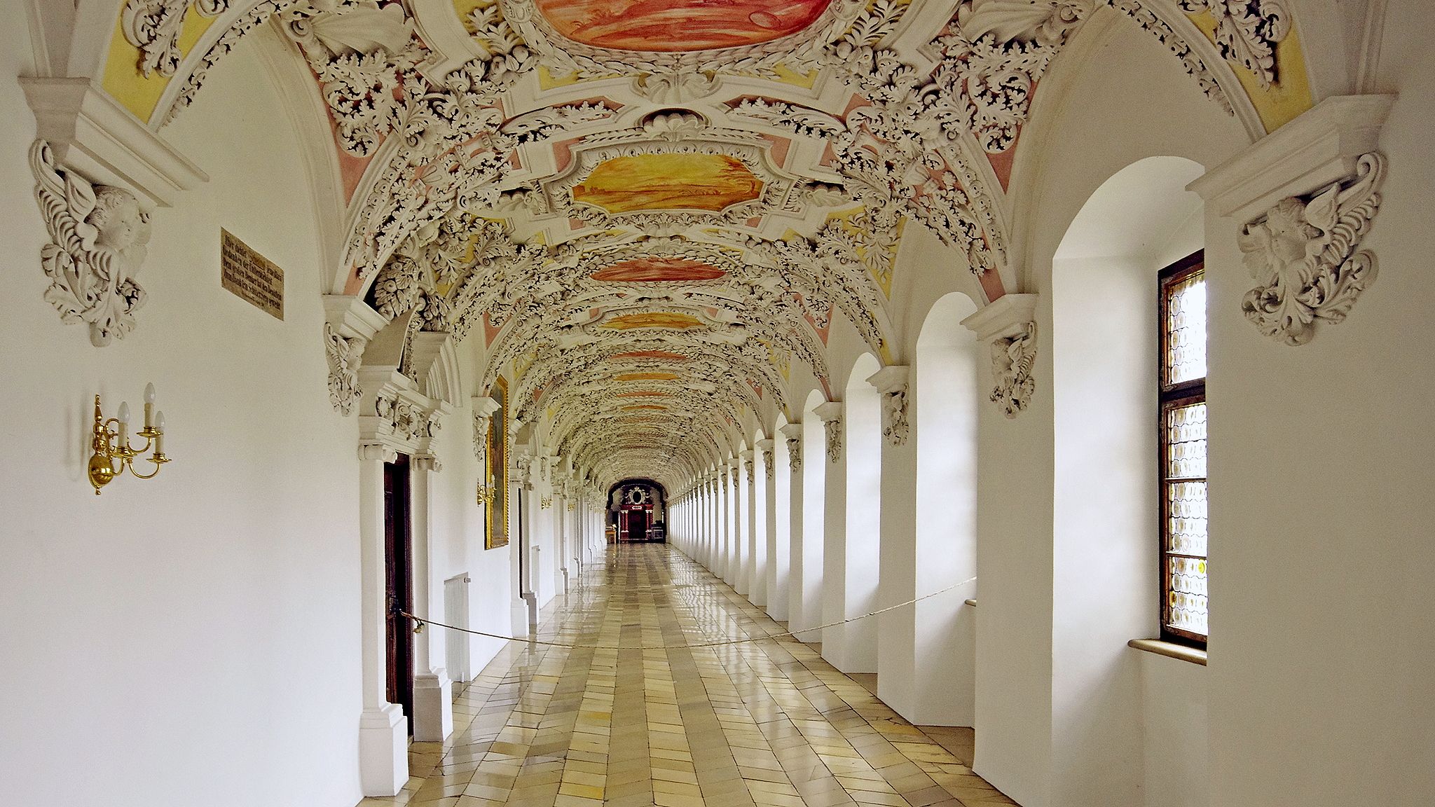 Abbey Wessobrunn interior, Germany