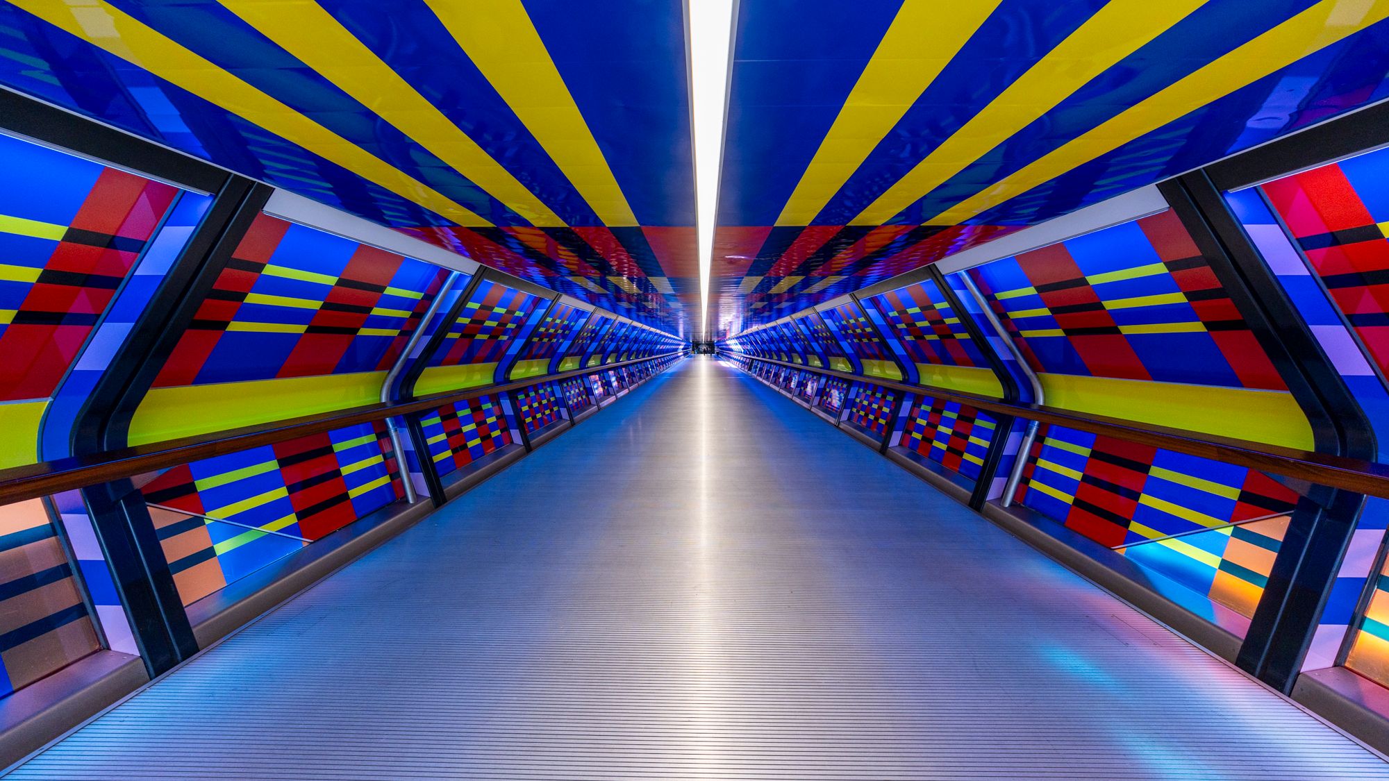 Adams Bridge, Crossrail Plaza, Canary Wharf, London, United Kingdom