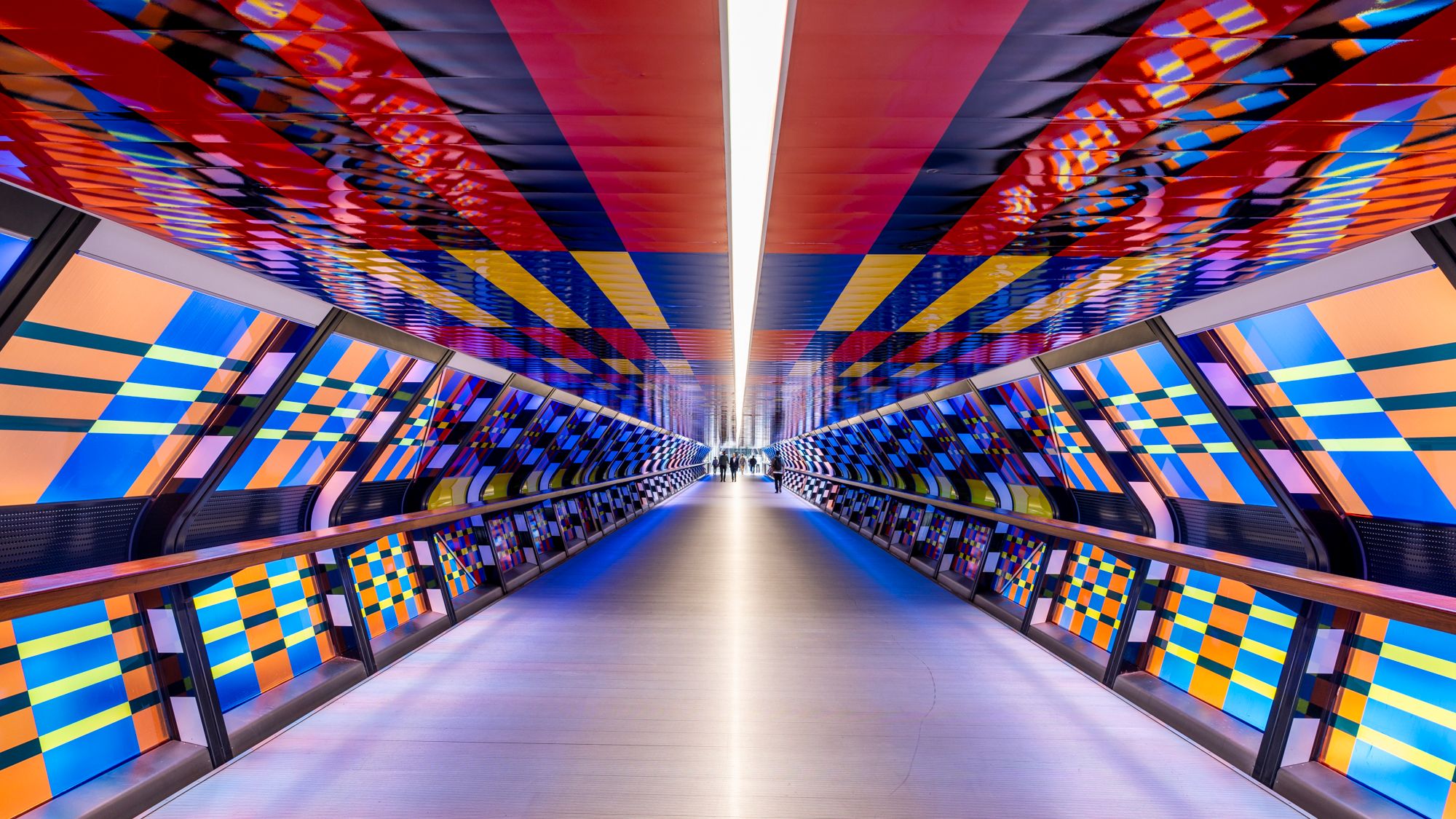 Adams Bridge, Crossrail Plaza, Canary Wharf, London, United Kingdom