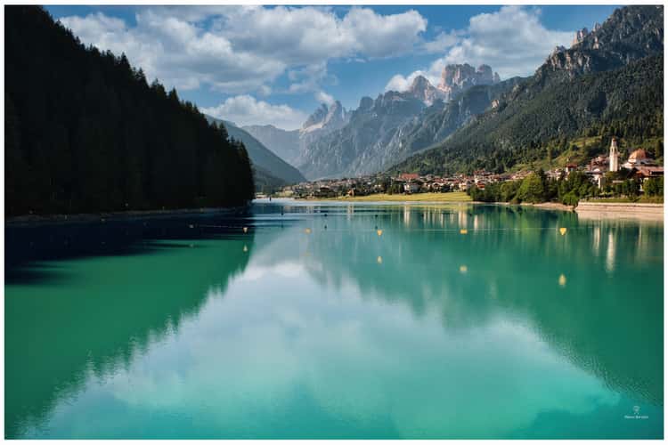 Auronzo di Cadore Photo taken from the dam of the lake
