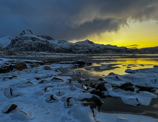 Bøosen near Flakstad