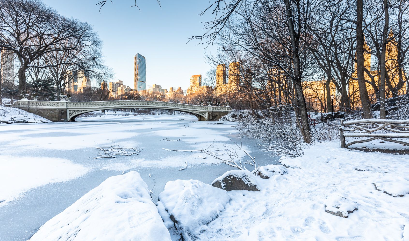 Bow Bridge, Central Park, NY, USA