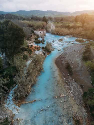 Cascate del Mulino Hot Springs Saturnia (Drone)