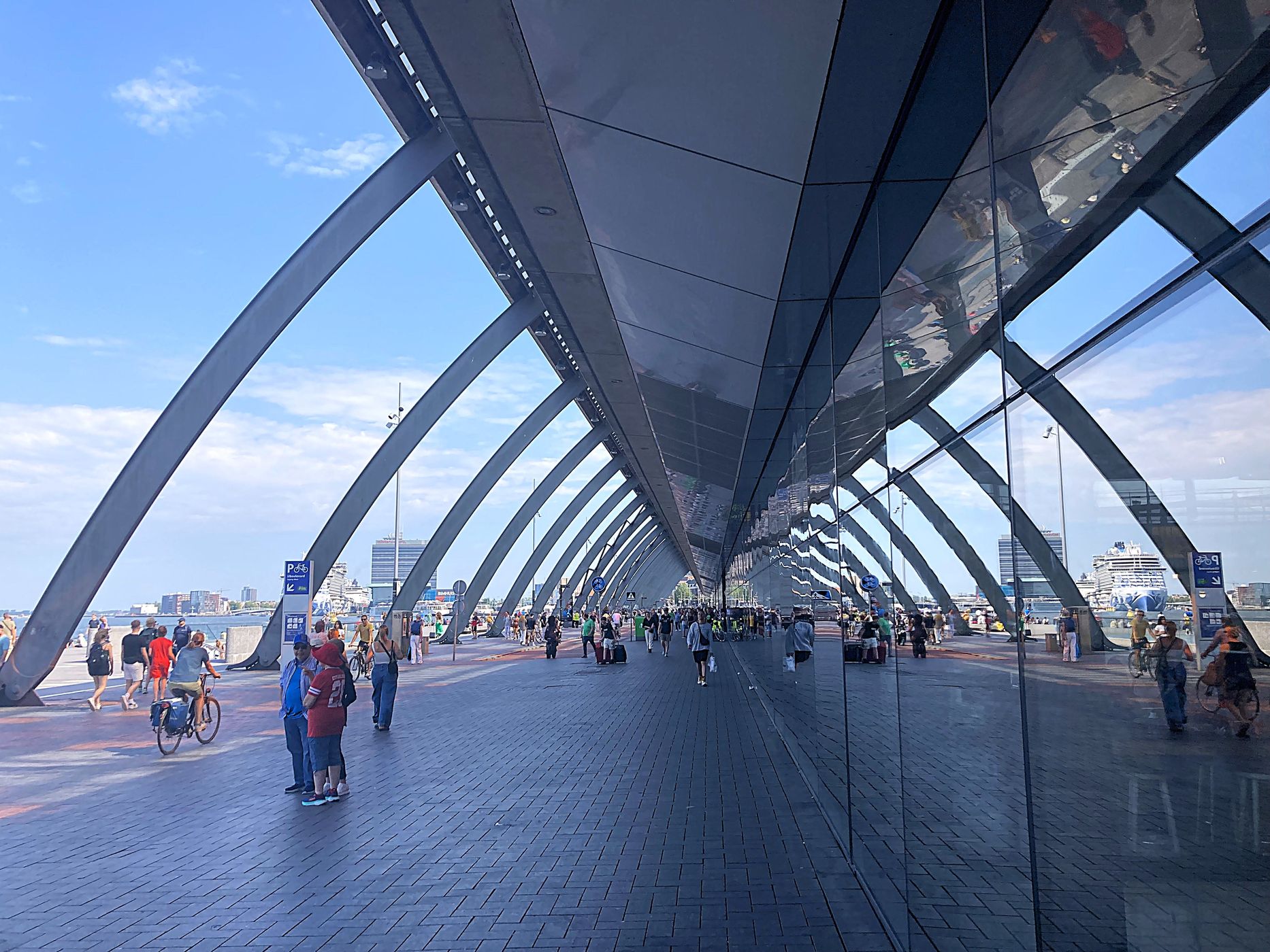 Central Station waterfront (back side), Netherlands