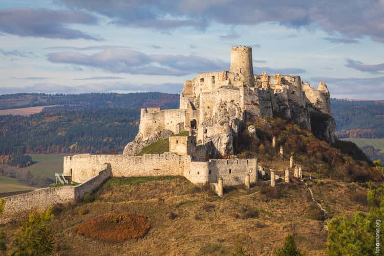 Classical view to Spišský hrad
