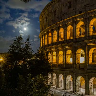 Coloseum from Via Nicola, Italy