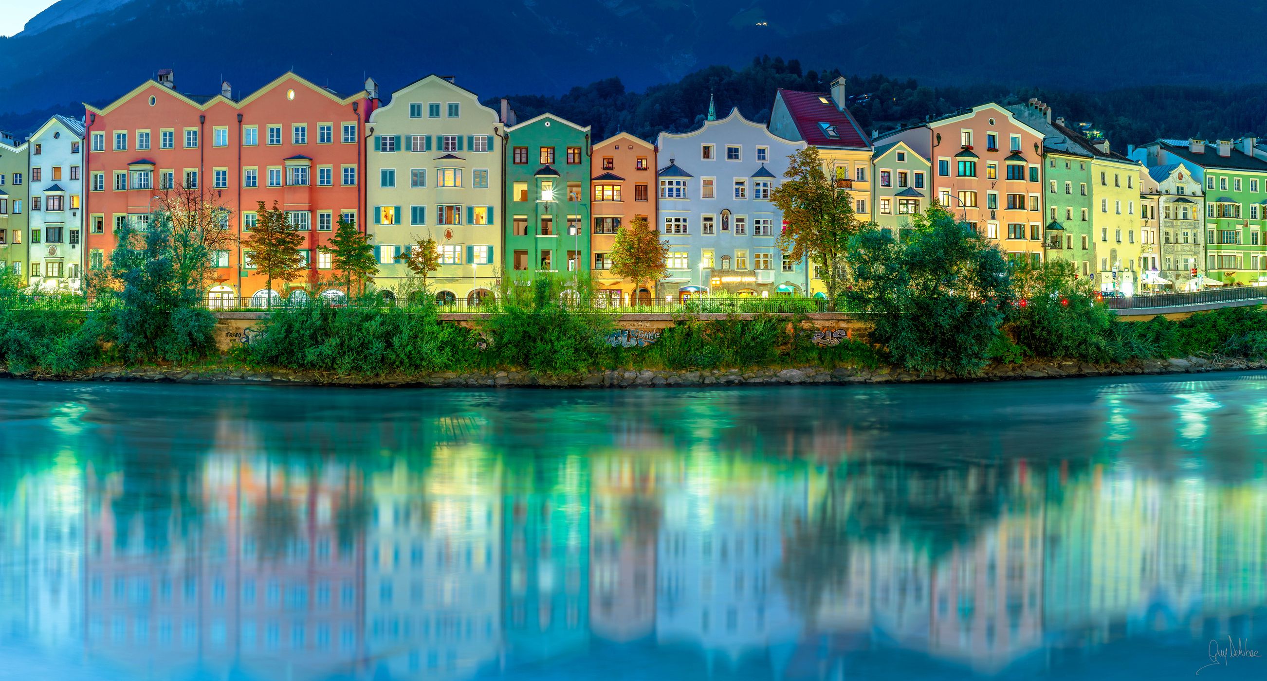 Colorful Houses Innsbruck, Austria