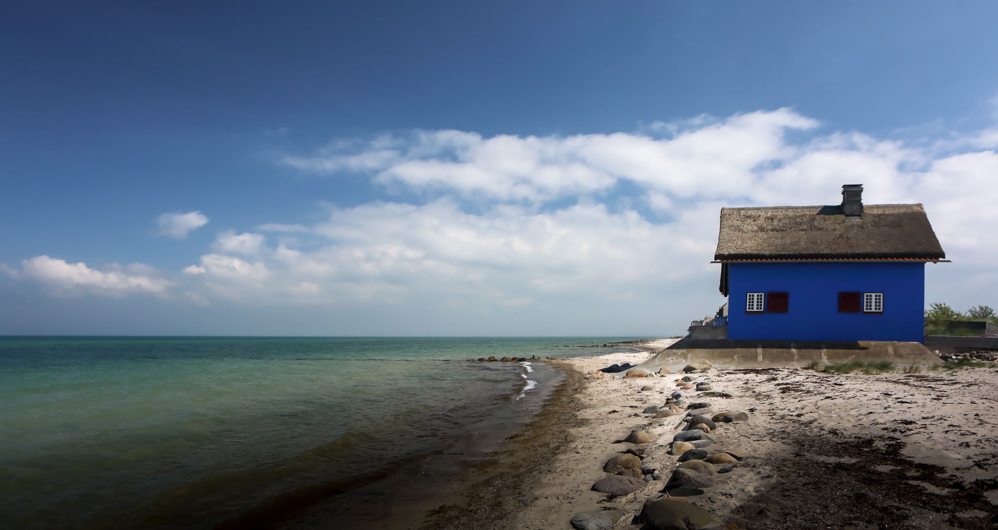 The blue house, Gaswarder, Germany