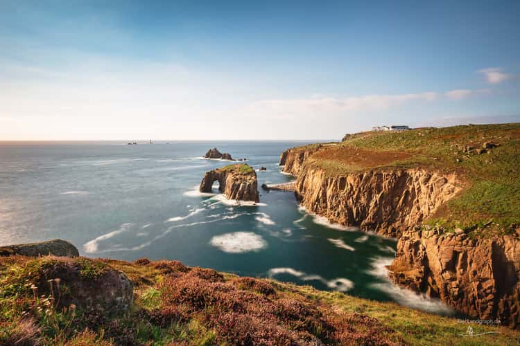 Enys Dodnan Arch, Land's End, Cornwall