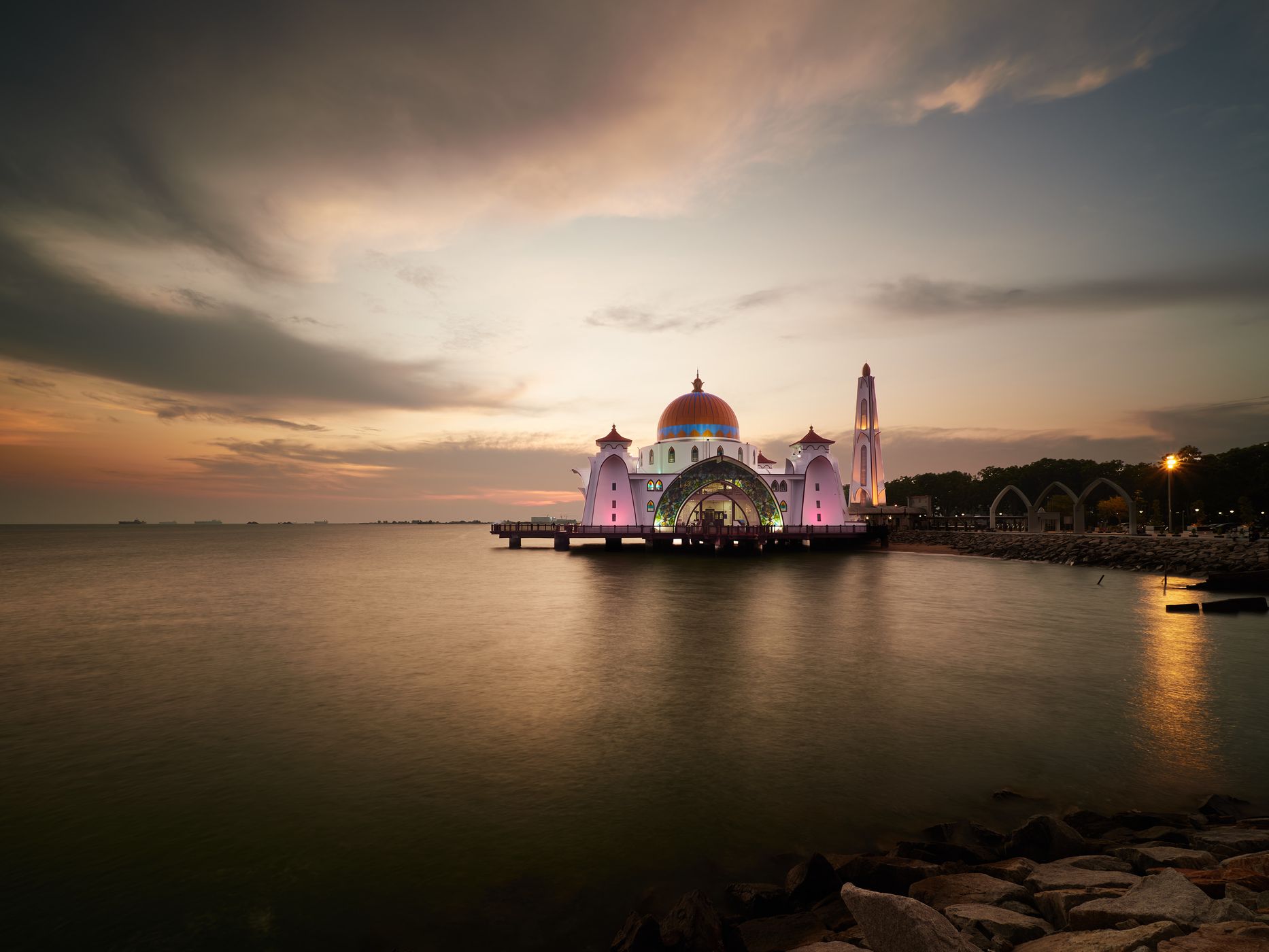 Floating Mosque, Malacca, Malaysia