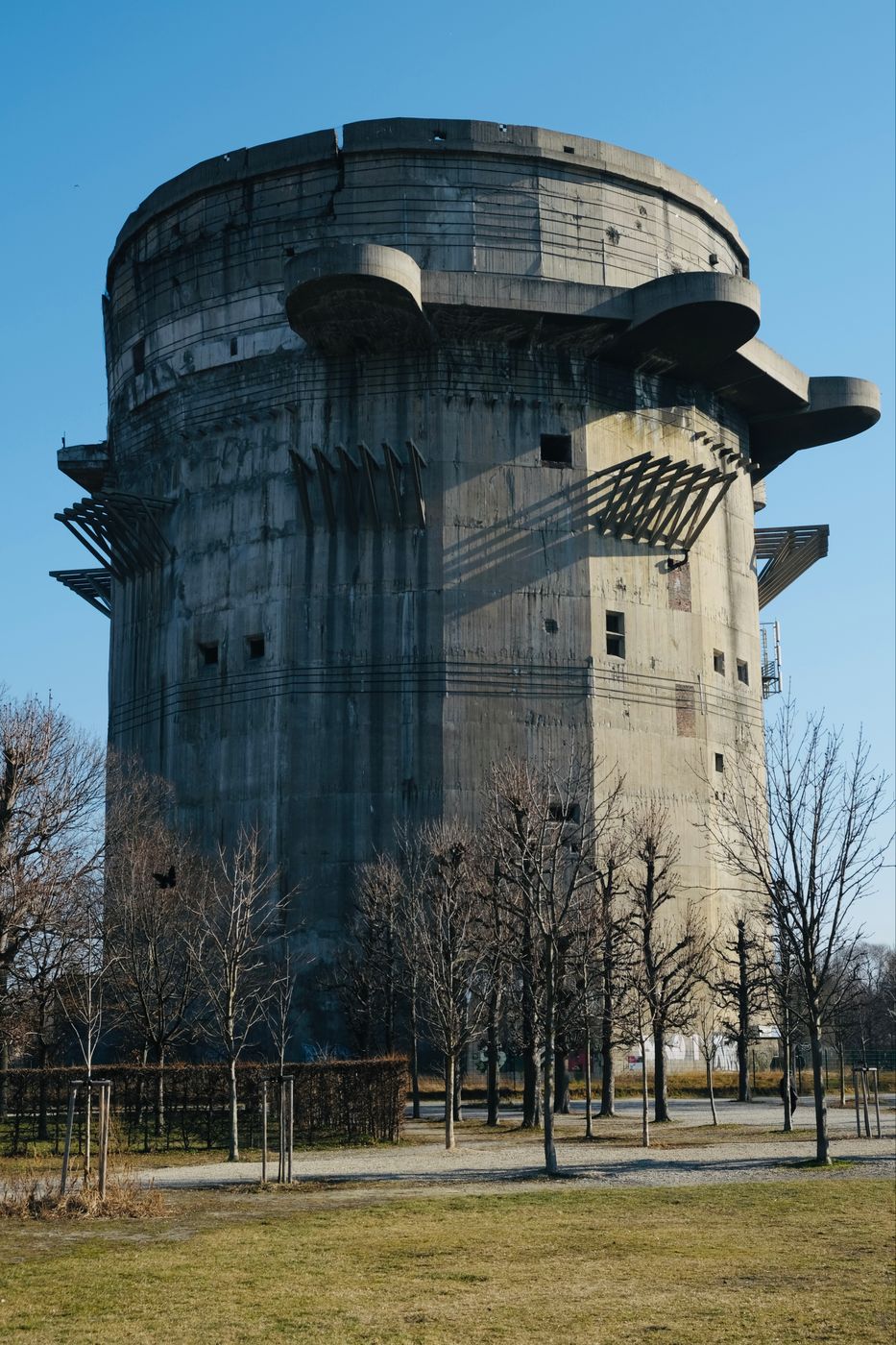 Wien: Gefechtsturm / Flakturm Augarten, Austria