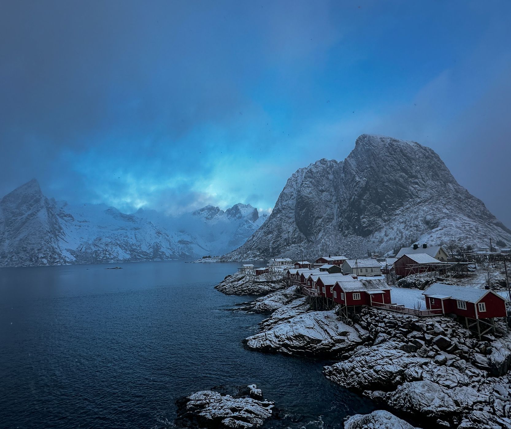 Hamnøy, classic view, Lofoten, Norway